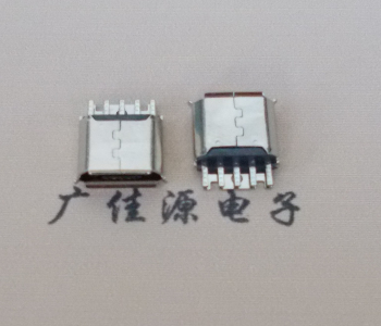 太原Micro USB母座 防水接口焊线夹板式悬空翻边