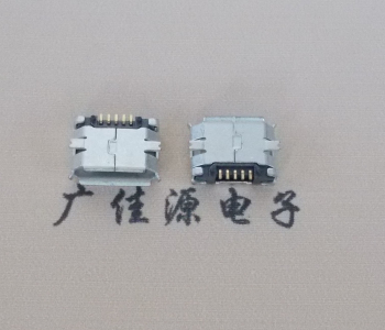 太原MICRO USB 5Pin母座 贴板封装接口 卷边镀雾锡