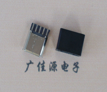 太原麦克-迈克 接口USB5p焊线母座 带胶外套 连接器